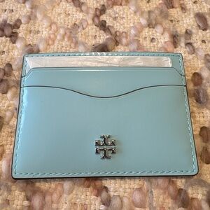 Tory Burch Aqua Card Holder